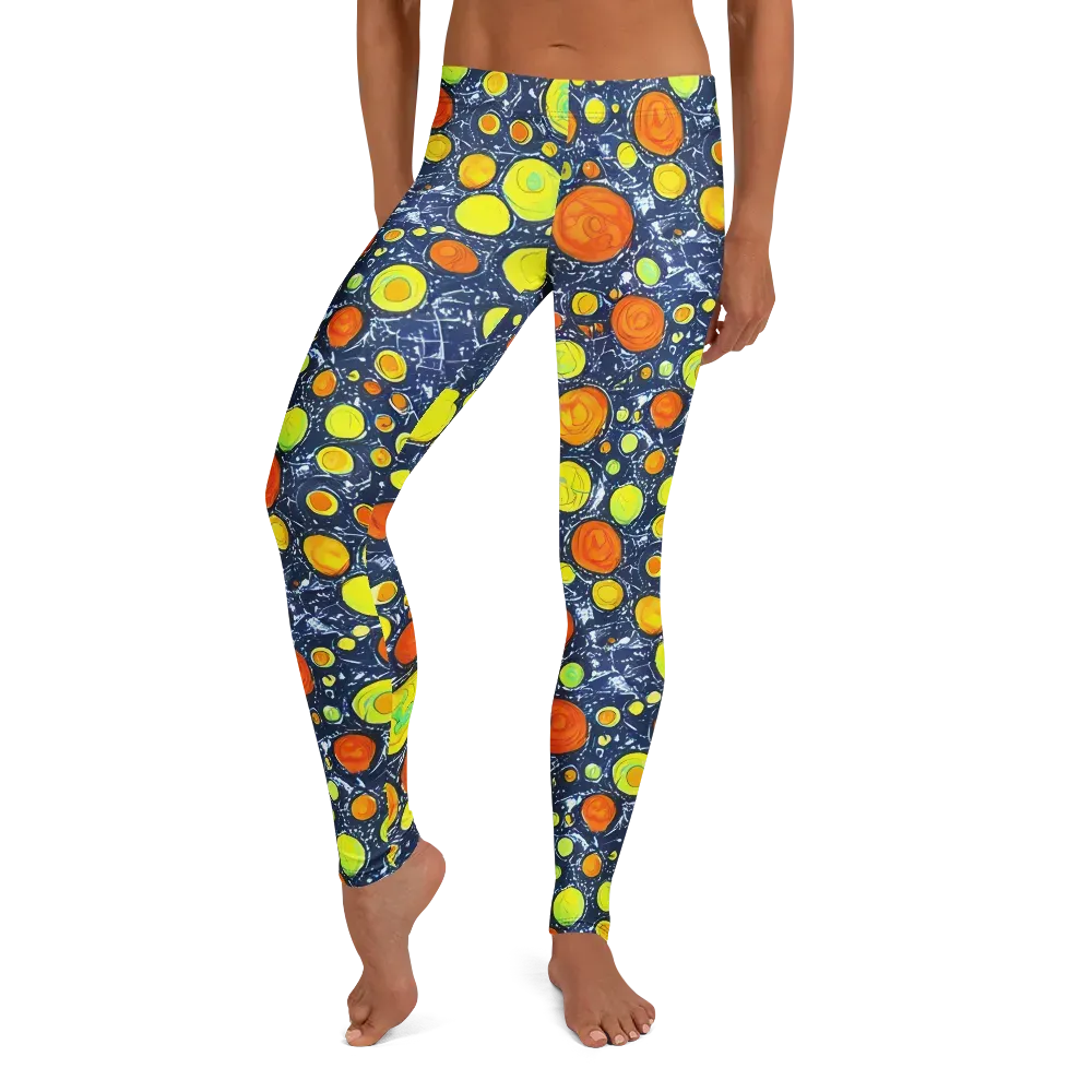 Citrus Cosmos on Leggings — Front