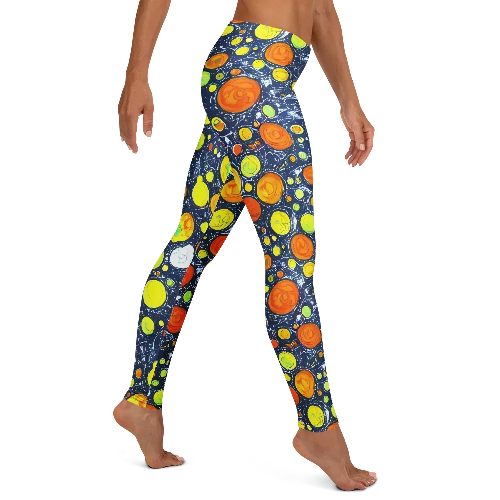 Citrus Cosmos on Leggings — Right