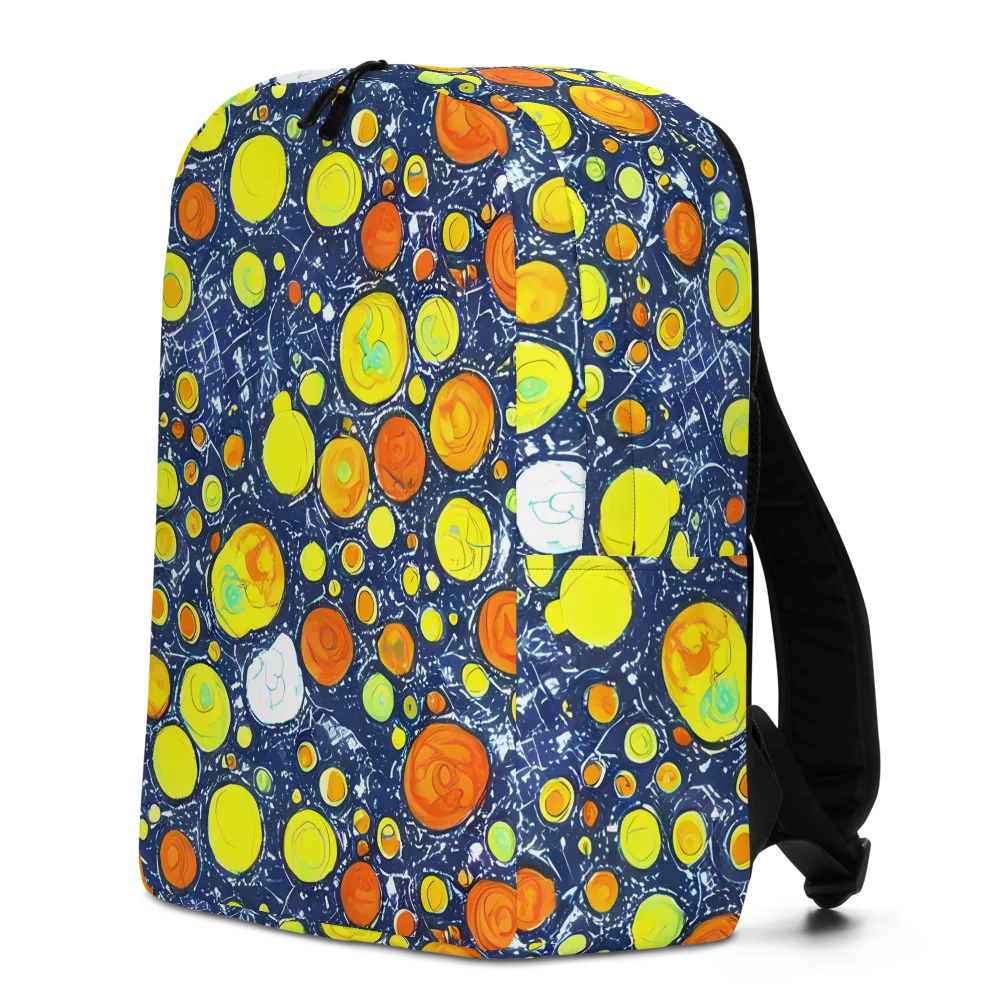 Citrus Cosmos on Minimalist Backpack — Left