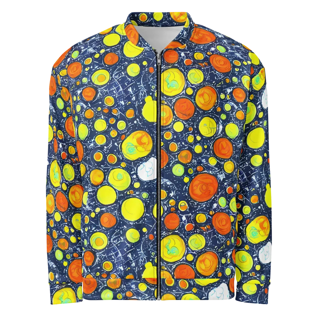 Citrus Cosmos on Bomber Jacket — Front