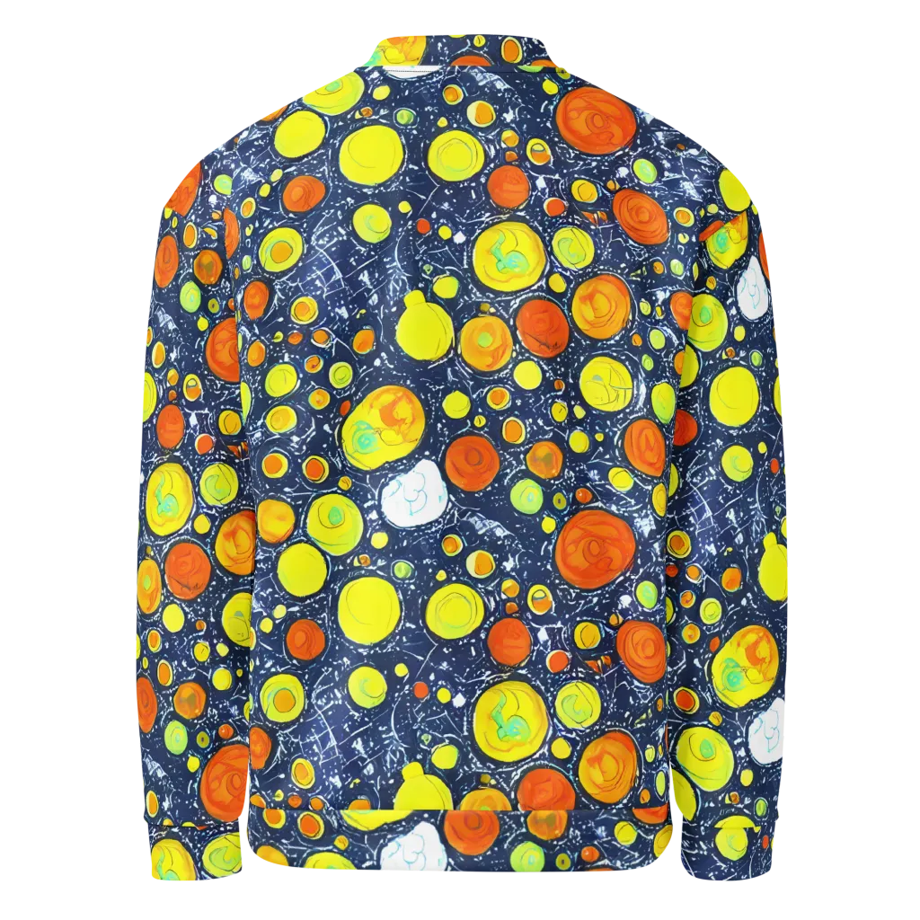 Citrus Cosmos on Bomber Jacket — Back
