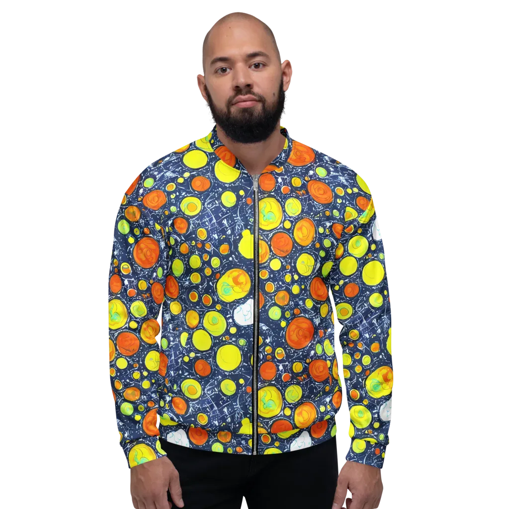 Citrus Cosmos on Bomber Jacket — Front