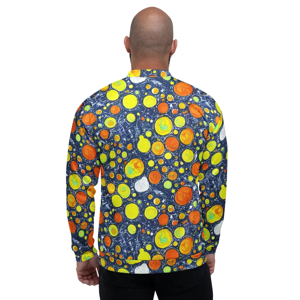 Citrus Cosmos on Bomber Jacket — Back