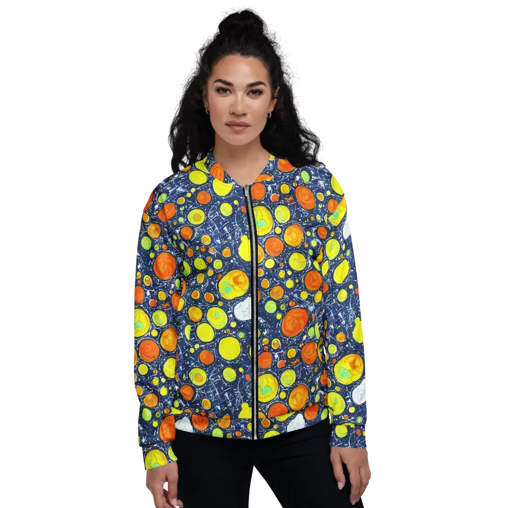 Citrus Cosmos on Bomber Jacket — Front