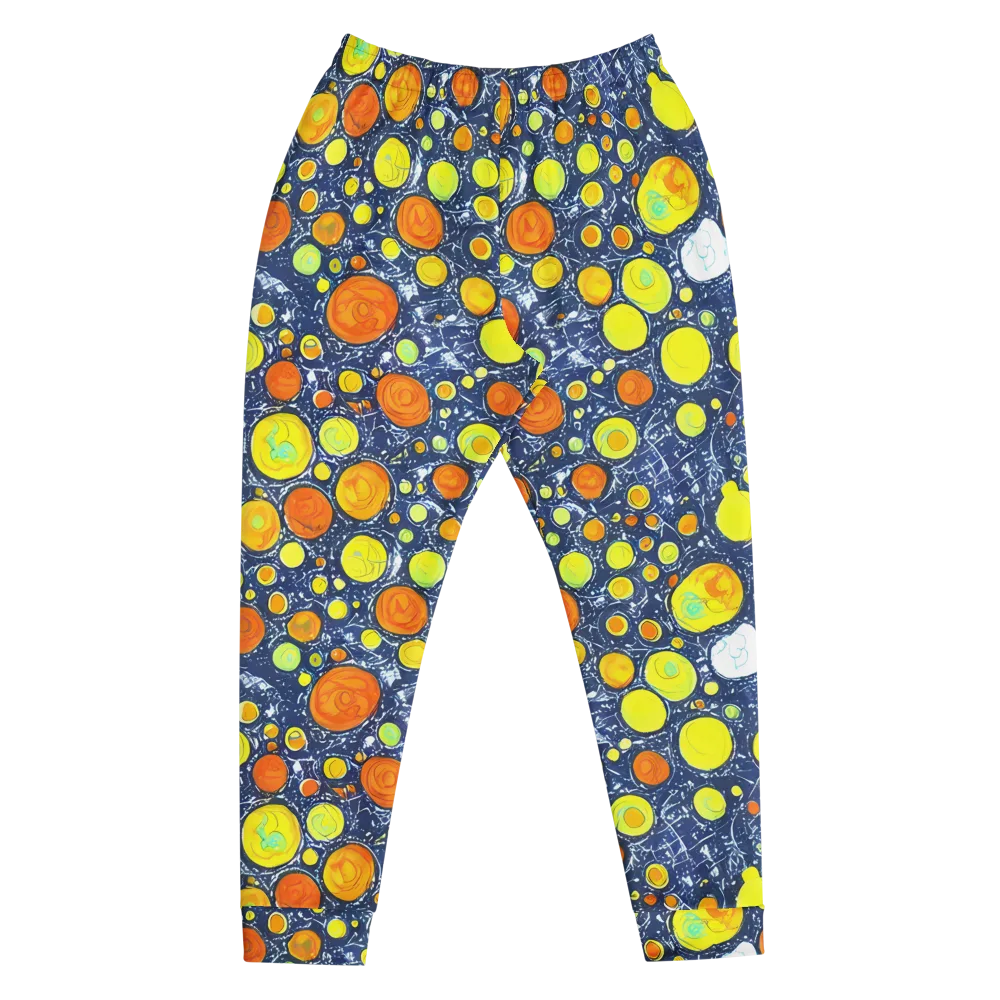 Citrus Cosmos on Men's Joggers — Front