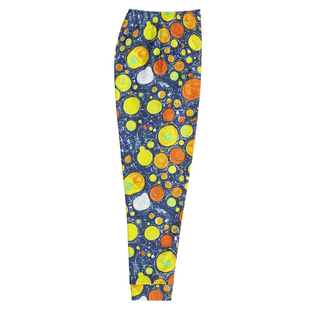 Citrus Cosmos on Men's Joggers — Right