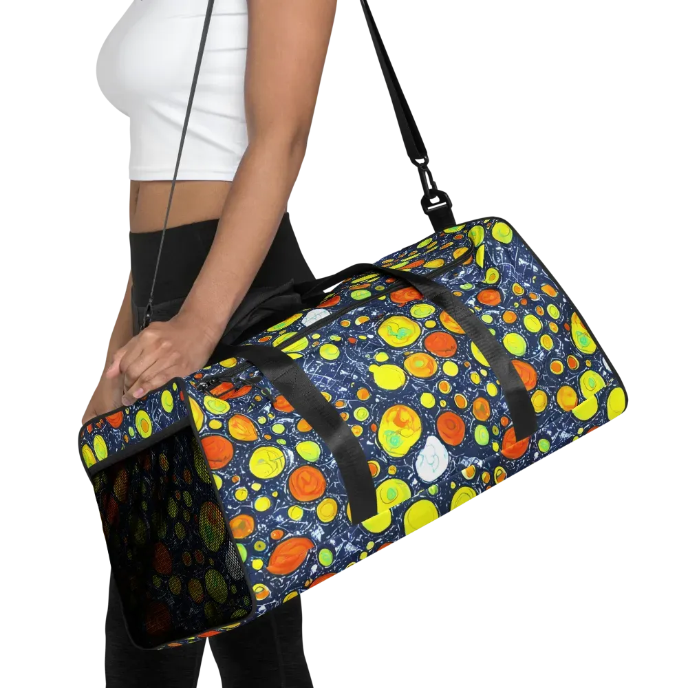 Citrus Cosmos on Duffle Bag — Front