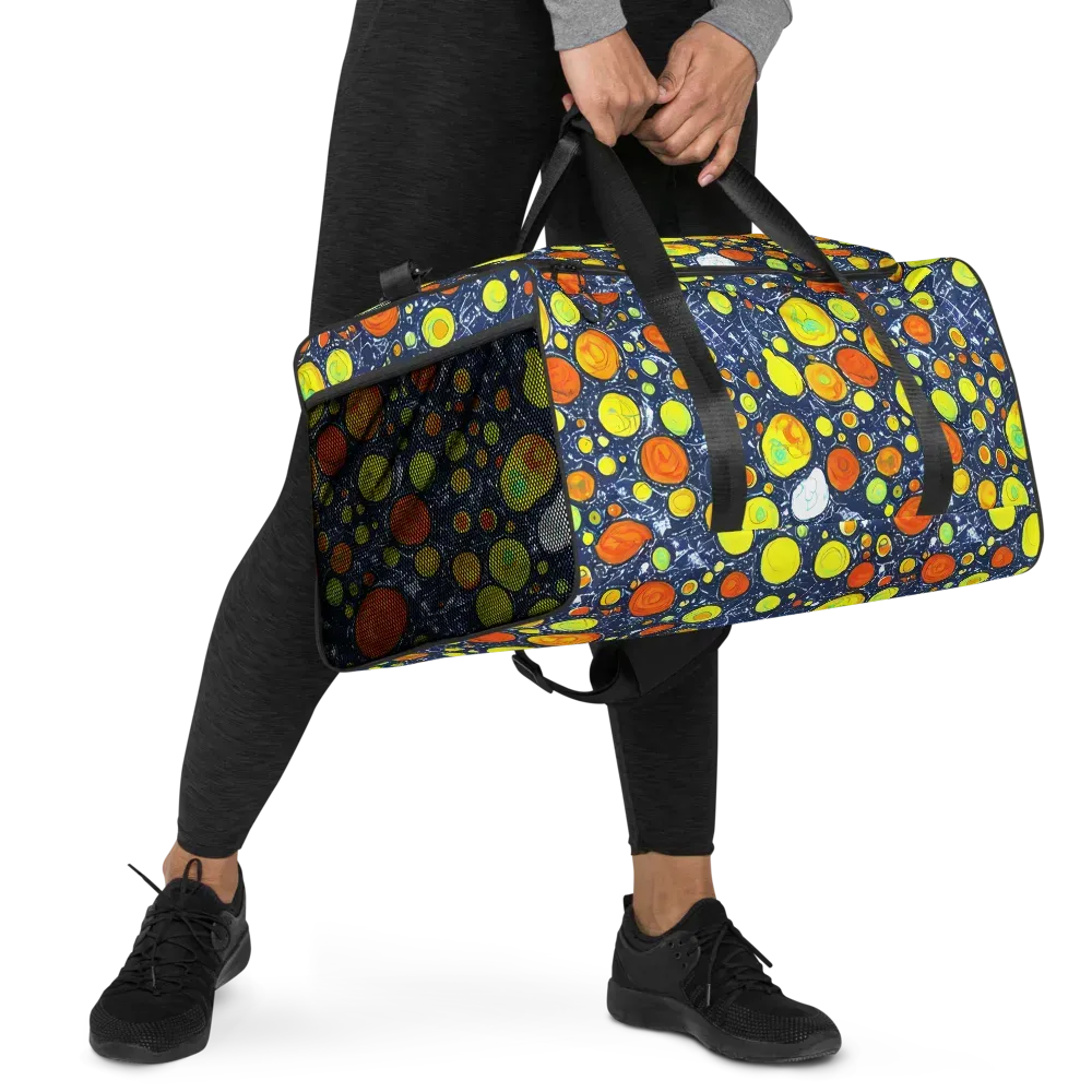 Citrus Cosmos on Duffle Bag — Right Front