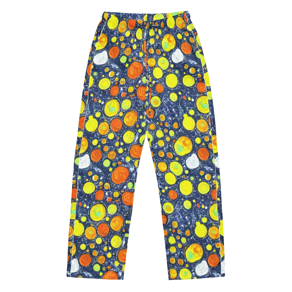Citrus Cosmos on Women's Pajama Pants — Front