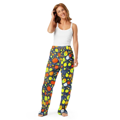 Citrus Cosmos on a Women's Pajama Pants