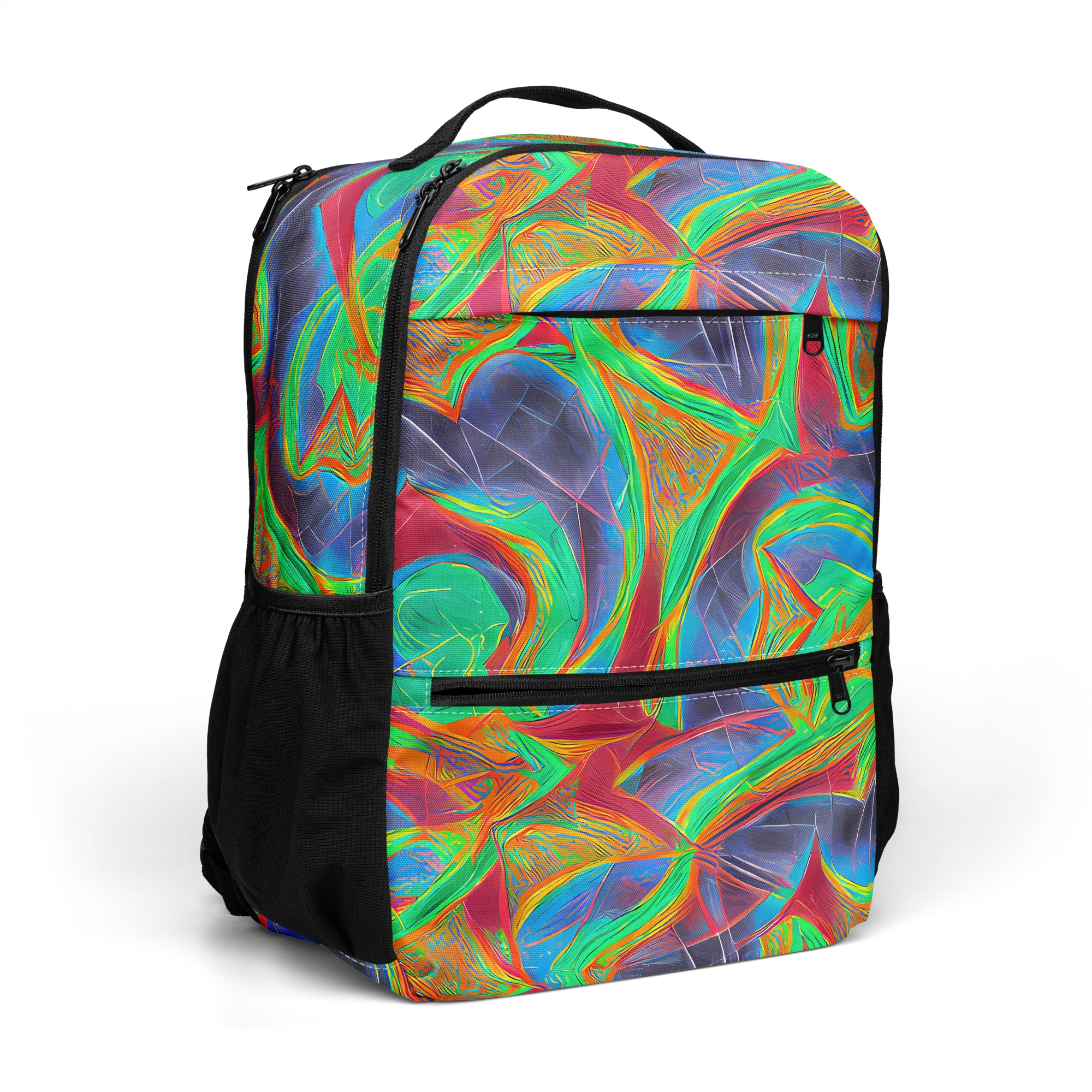 Afterglow Labyrinth on Utility Backpack — Right Front