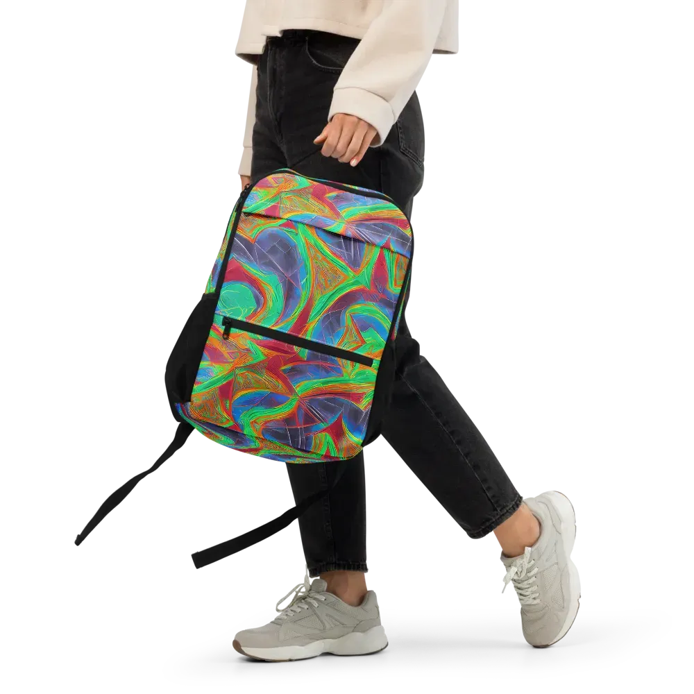 Afterglow Labyrinth on Utility Backpack — Front