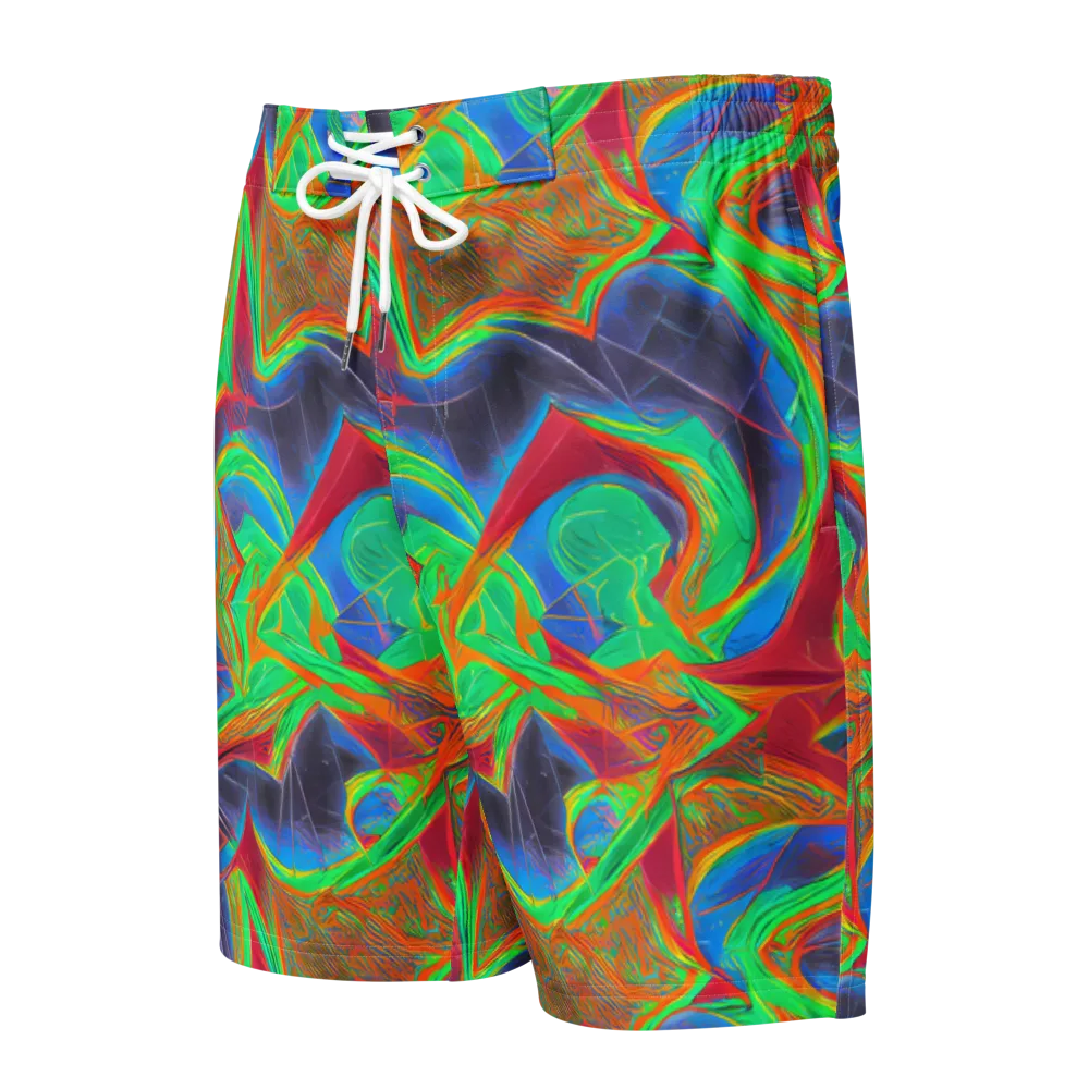 Afterglow Labyrinth on Men's Board Shorts — Front