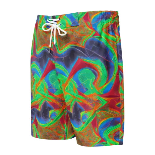 Afterglow Labyrinth on a Men's Board Shorts