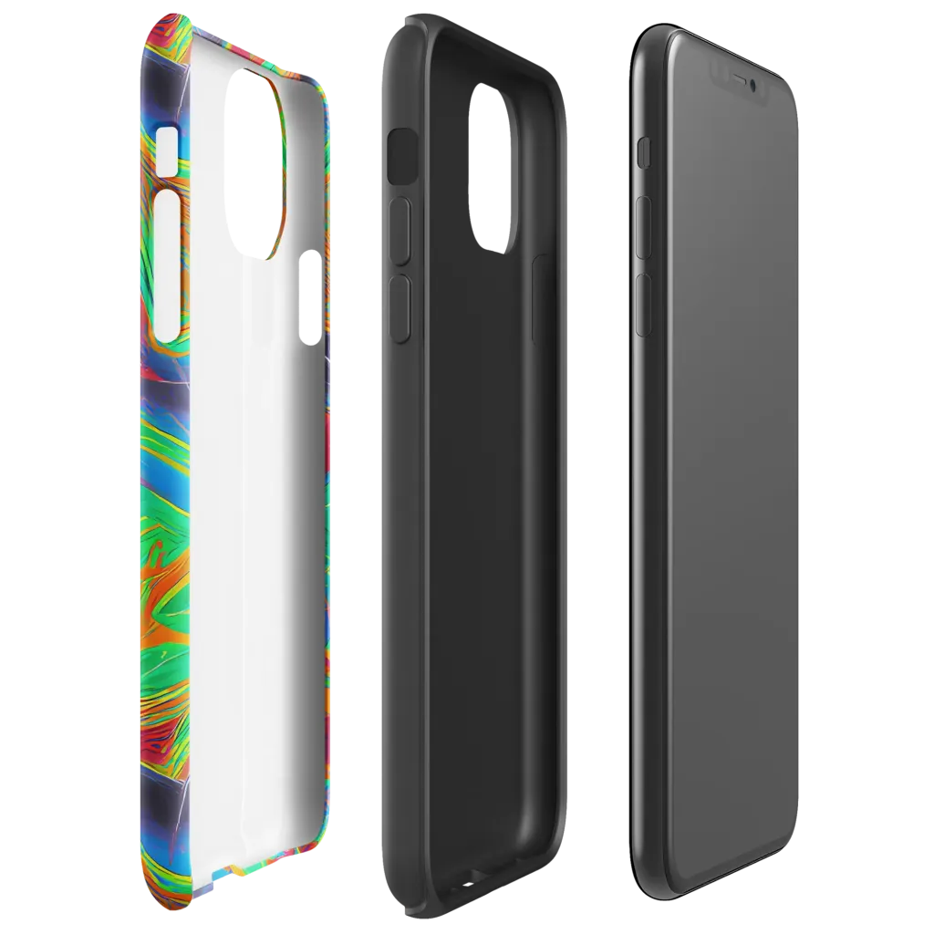 Afterglow Labyrinth on Tough Case for iPhone® — Right