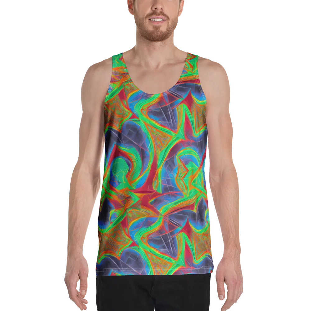 Afterglow Labyrinth on Men's Tank Top — Front