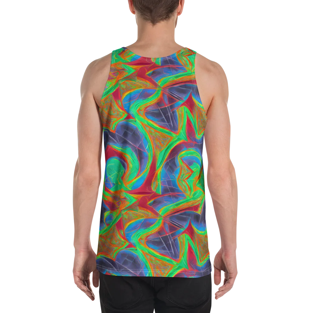 Afterglow Labyrinth on Men's Tank Top — Back