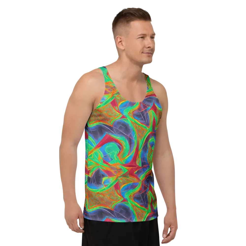 Afterglow Labyrinth on Men's Tank Top — Right Front