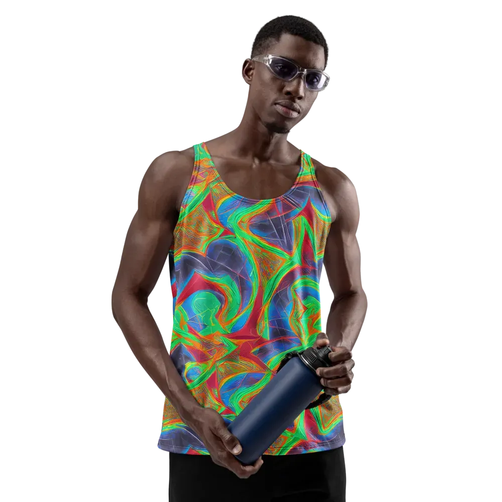 Afterglow Labyrinth on Men's Tank Top — Front