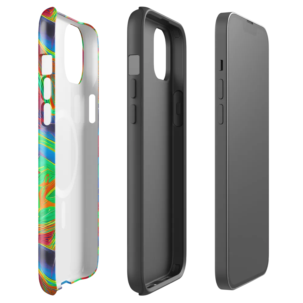 Afterglow Labyrinth on MagSafe Tough Case for iPhone® — Front