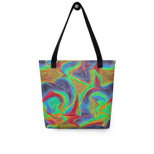 Afterglow Labyrinth on a Tote Bag