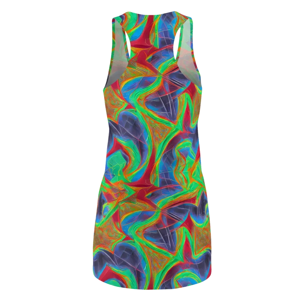 Afterglow Labyrinth on Racerback Dress — Back