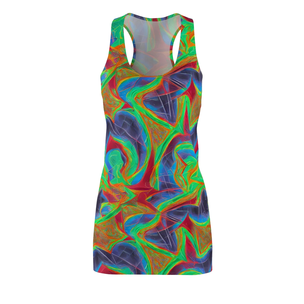Afterglow Labyrinth on Racerback Dress — Front
