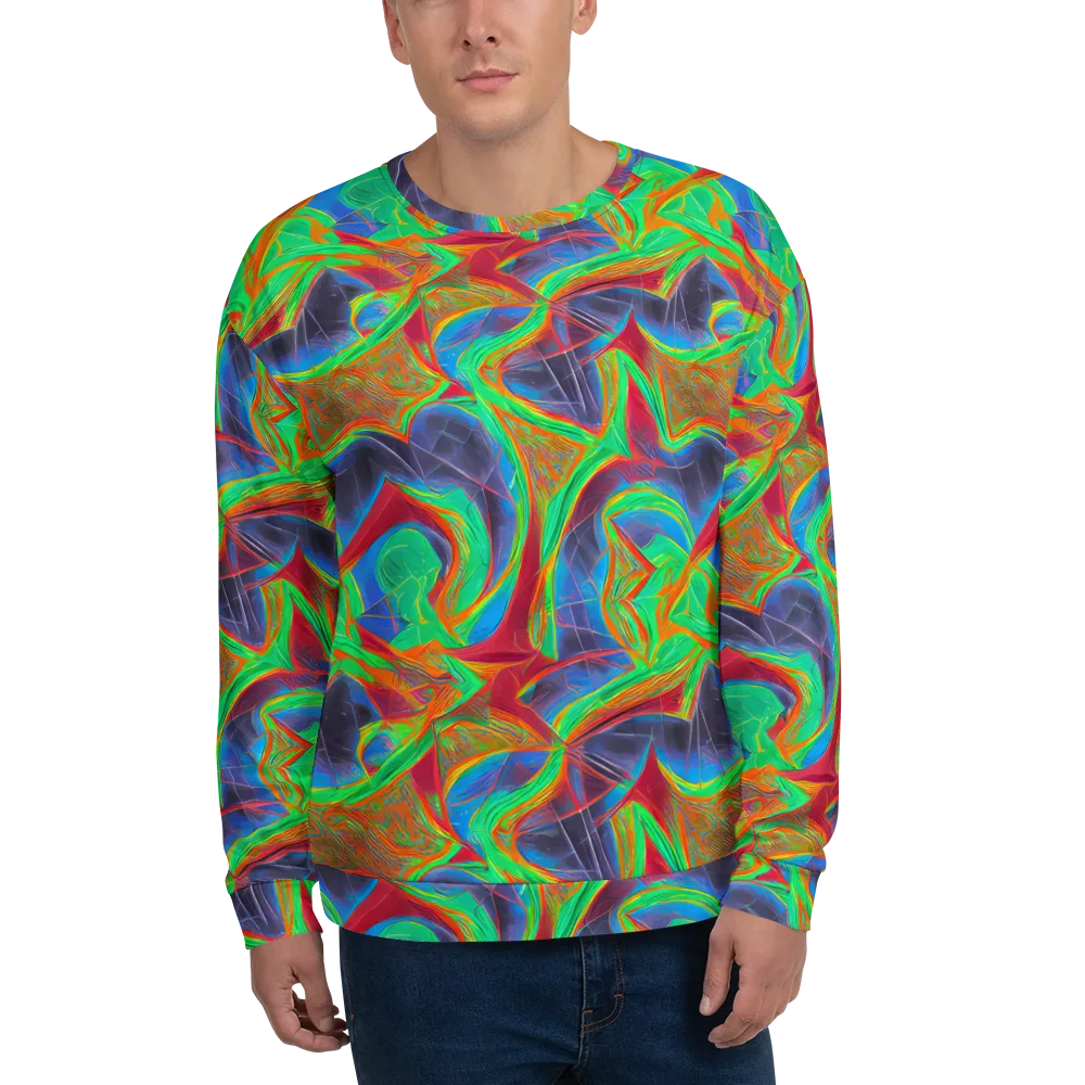 Afterglow Labyrinth on Sweatshirt — Front