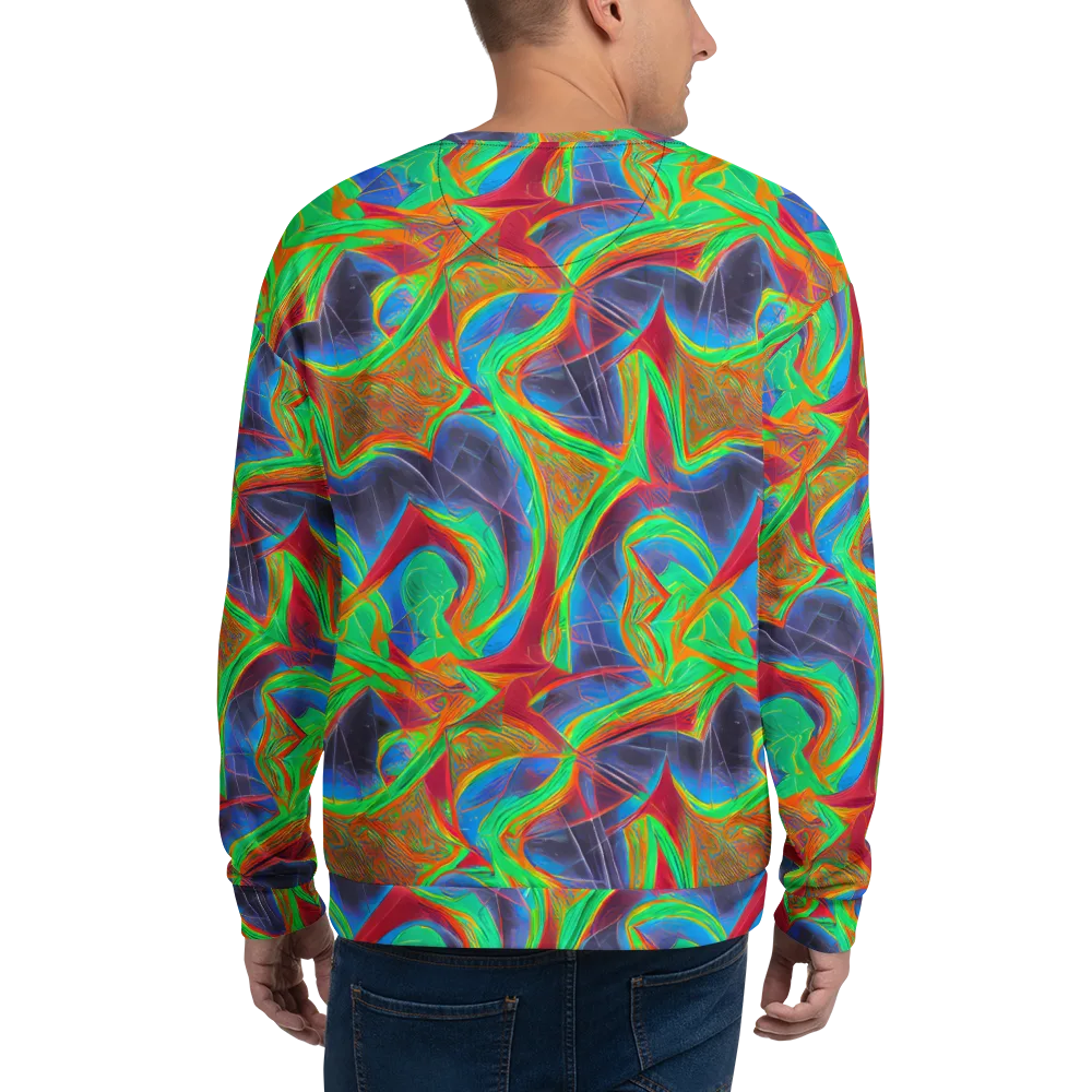 Afterglow Labyrinth on Sweatshirt — Back