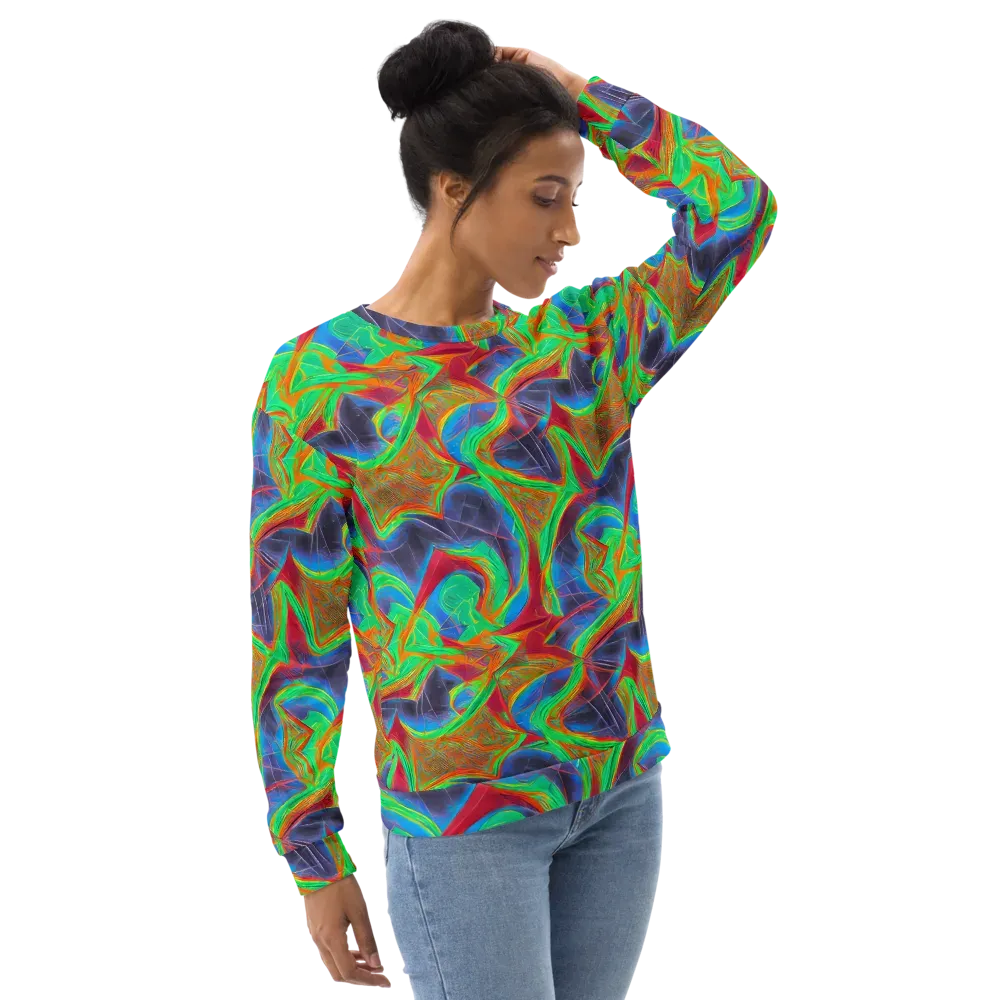 Afterglow Labyrinth on Sweatshirt — Right Front