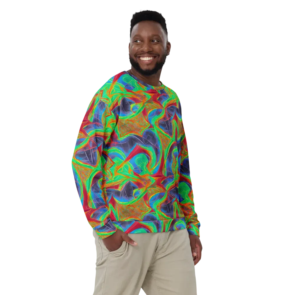Afterglow Labyrinth on Sweatshirt — Front