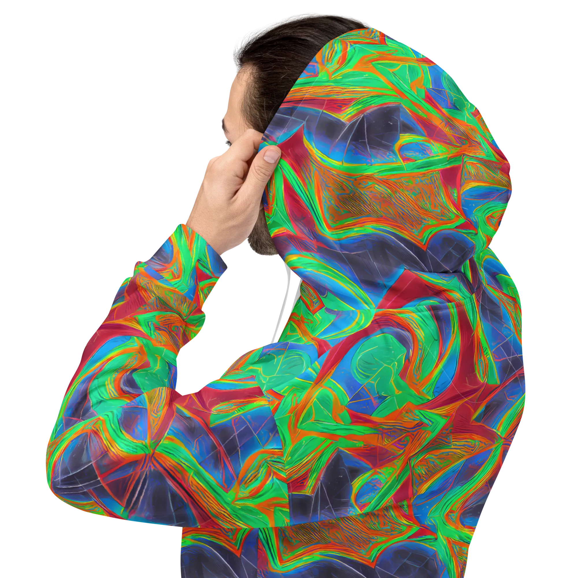Afterglow Labyrinth on Hoodie — Back