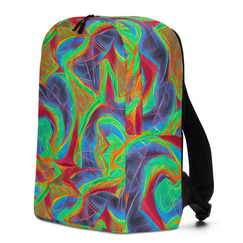Afterglow Labyrinth on Minimalist Backpack — Left