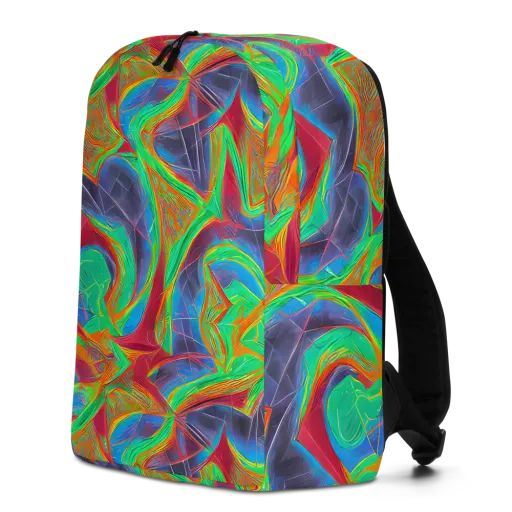 Afterglow Labyrinth on a Minimalist Backpack