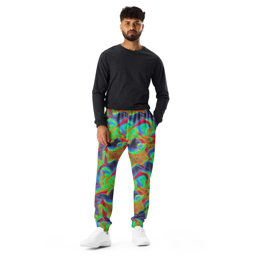 Afterglow Labyrinth on Men's Joggers — Front