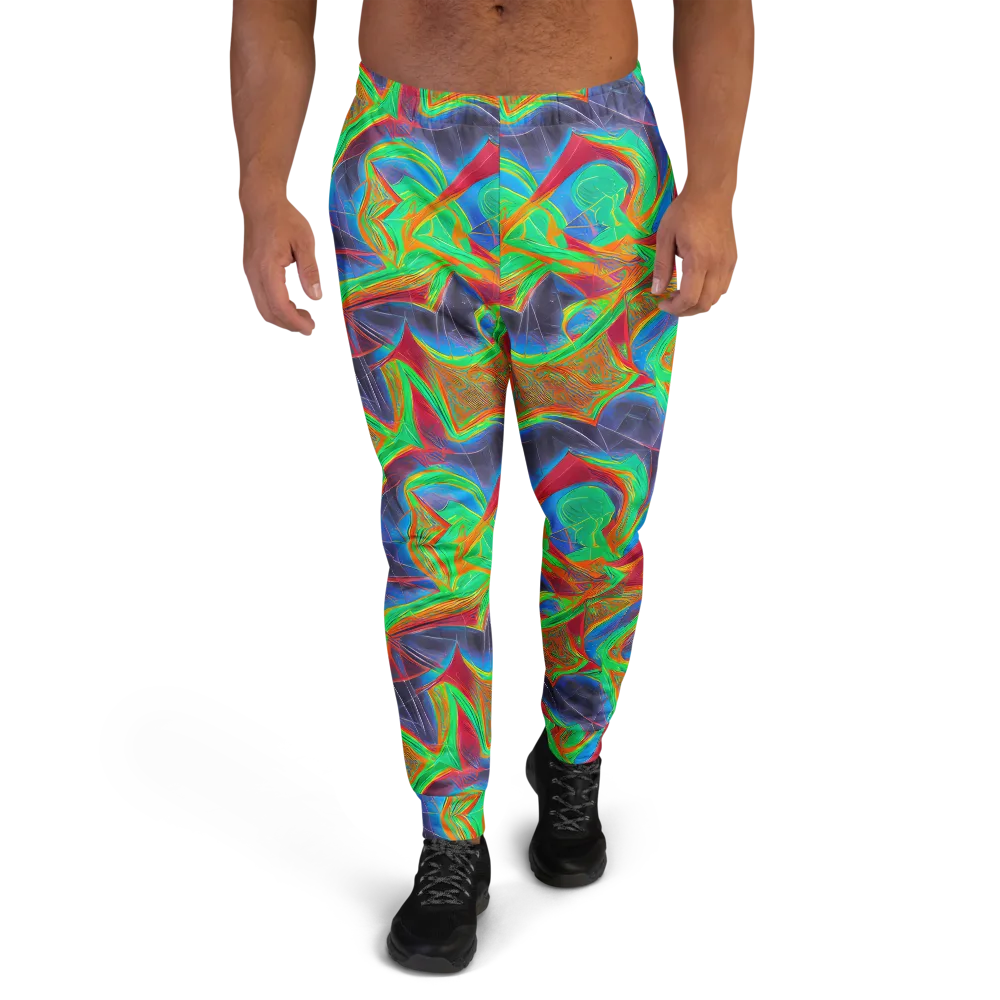 Afterglow Labyrinth on Men's Joggers — Front