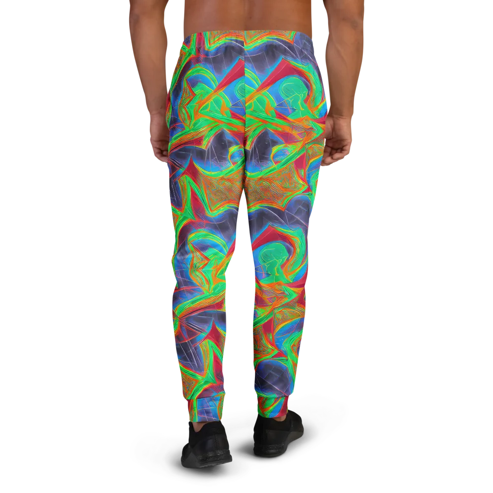 Afterglow Labyrinth on Men's Joggers — Back