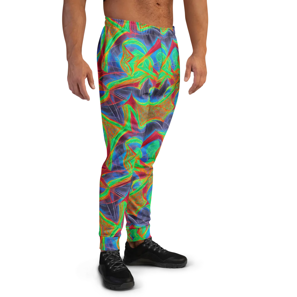 Afterglow Labyrinth on Men's Joggers — Right