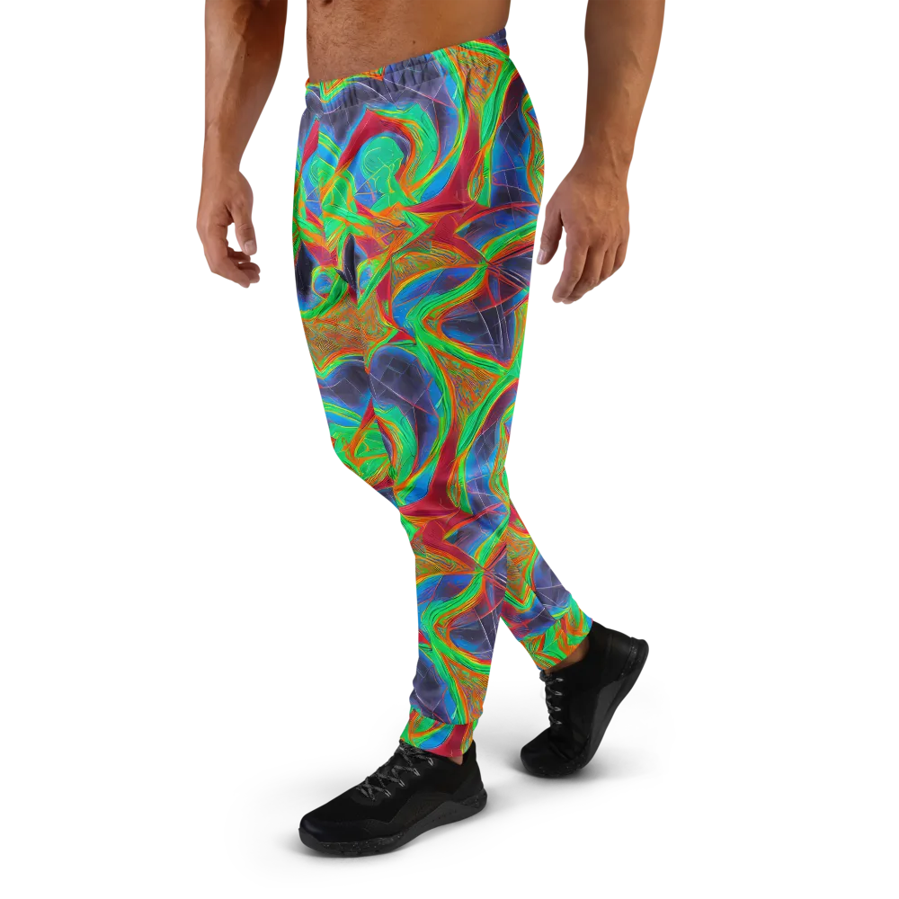 Afterglow Labyrinth on Men's Joggers — Left