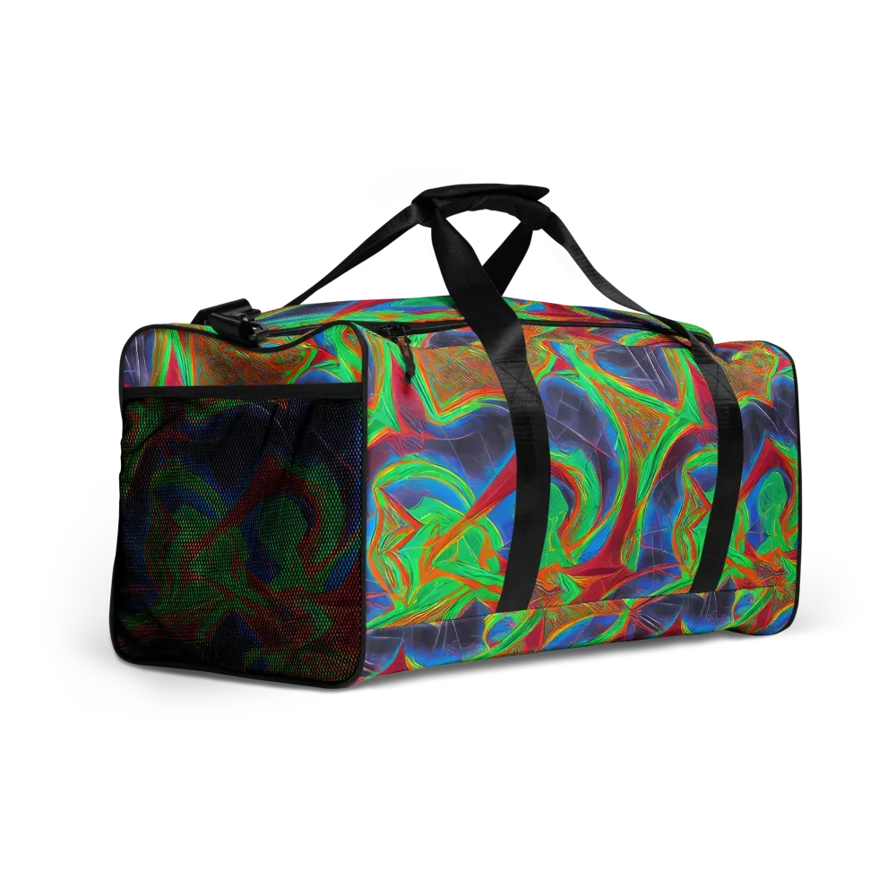 Afterglow Labyrinth on Duffle Bag — Right Front
