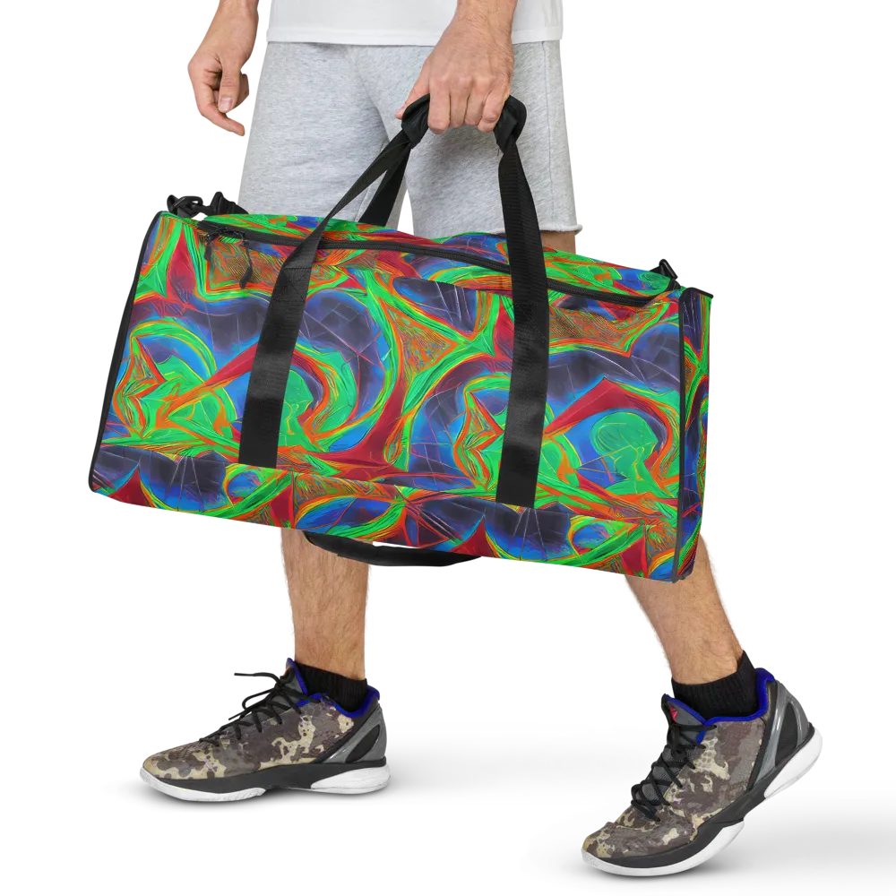 Afterglow Labyrinth on Duffle Bag — Front