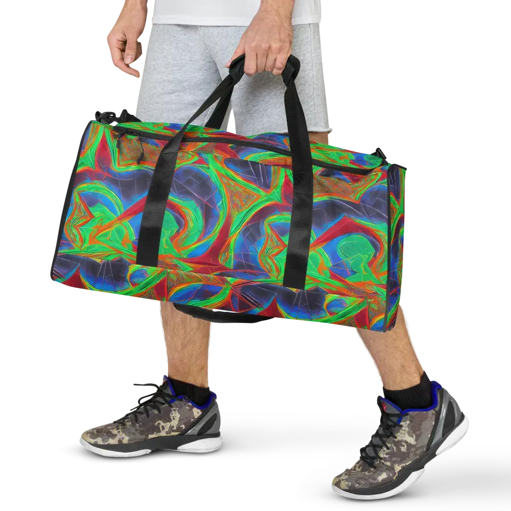Afterglow Labyrinth on Duffle Bag — Front