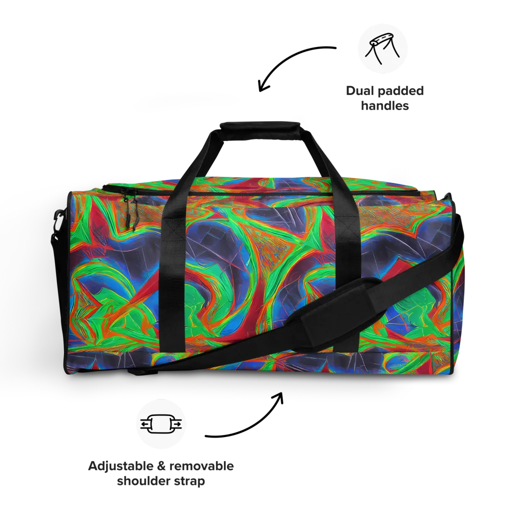 Afterglow Labyrinth on Duffle Bag — Front