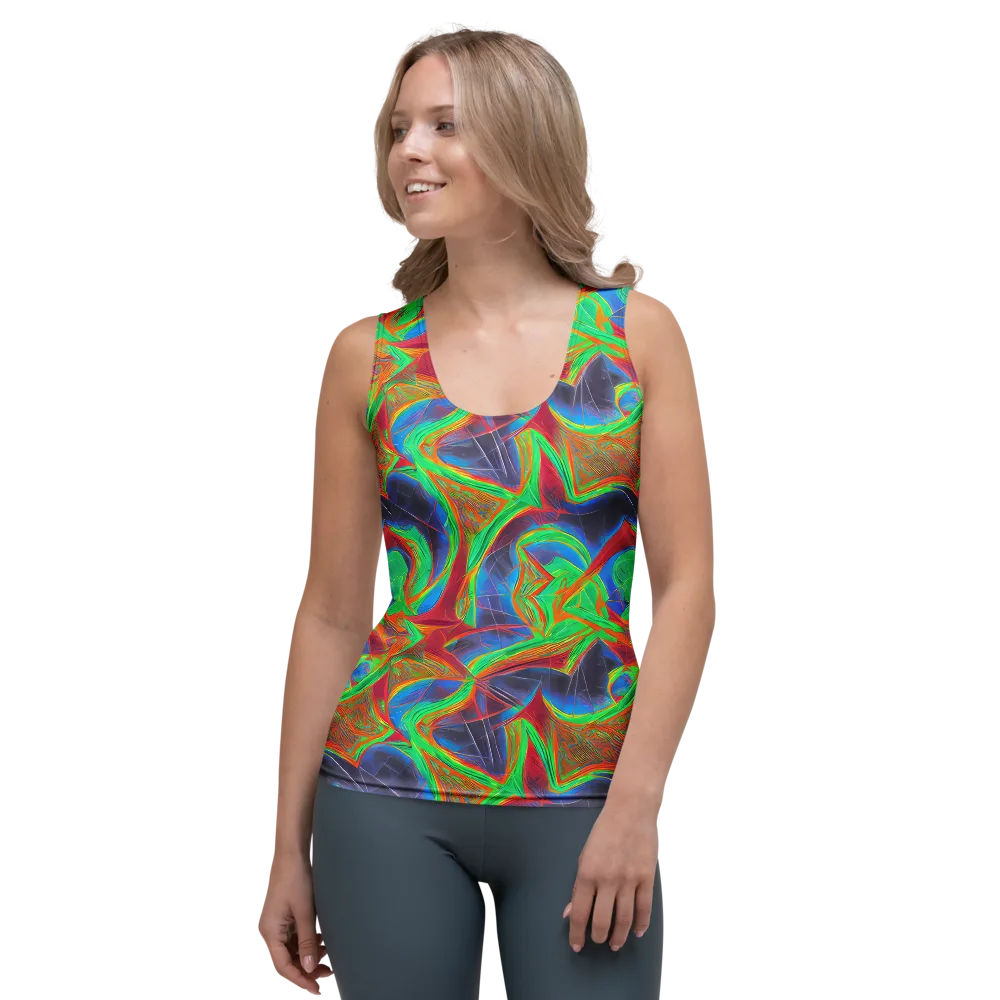 Afterglow Labyrinth on Women's Tank Top — Front