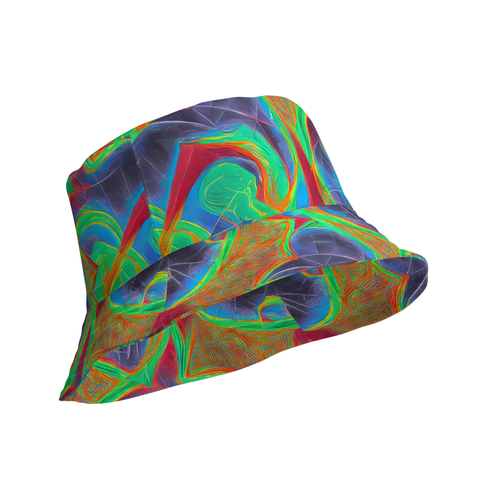 Afterglow Labyrinth on Reversible Bucket Hat — Product details Outside