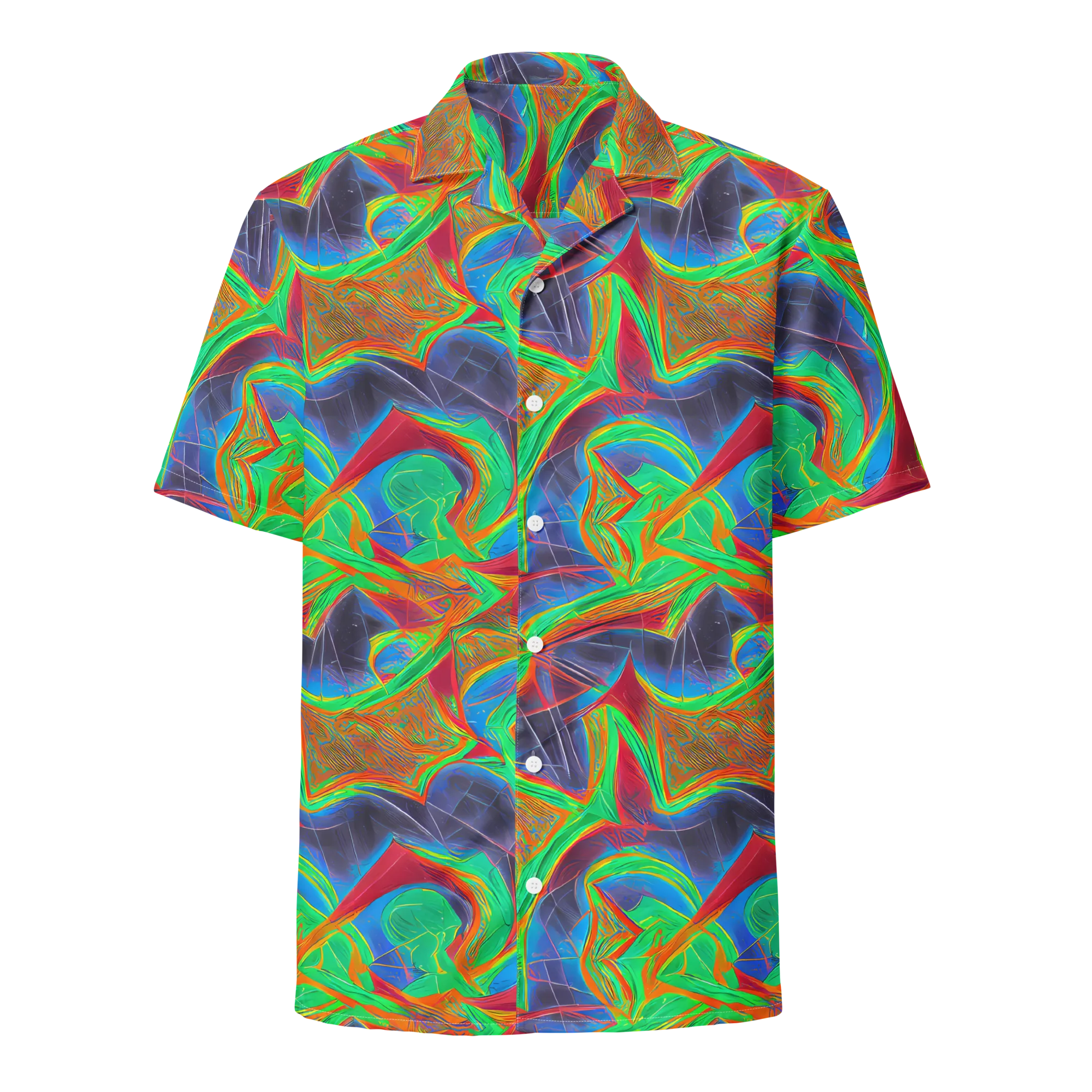 Afterglow Labyrinth on Button Shirt — Front