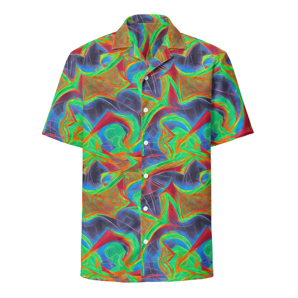 Afterglow Labyrinth on Button Shirt — Front