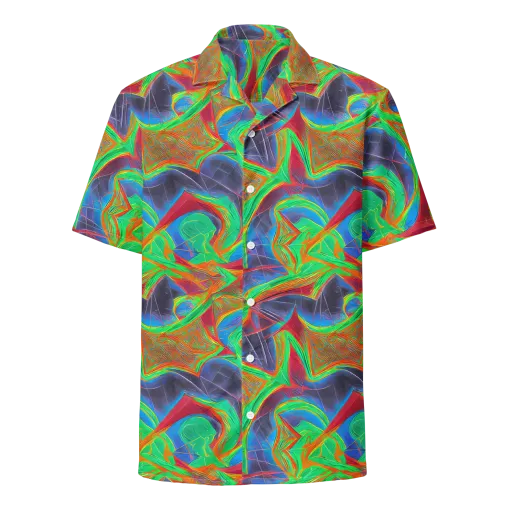 Afterglow Labyrinth on a Button Shirt