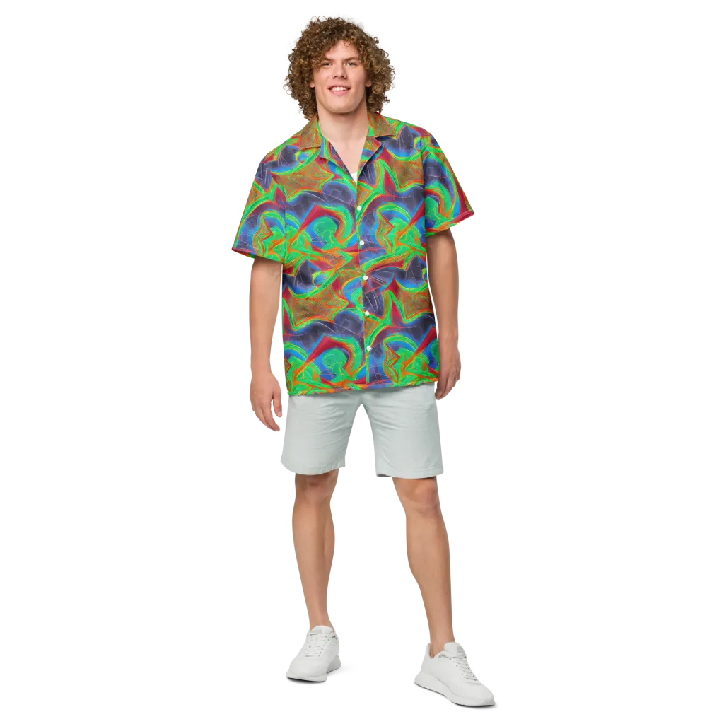 Afterglow Labyrinth on Button Shirt — Front