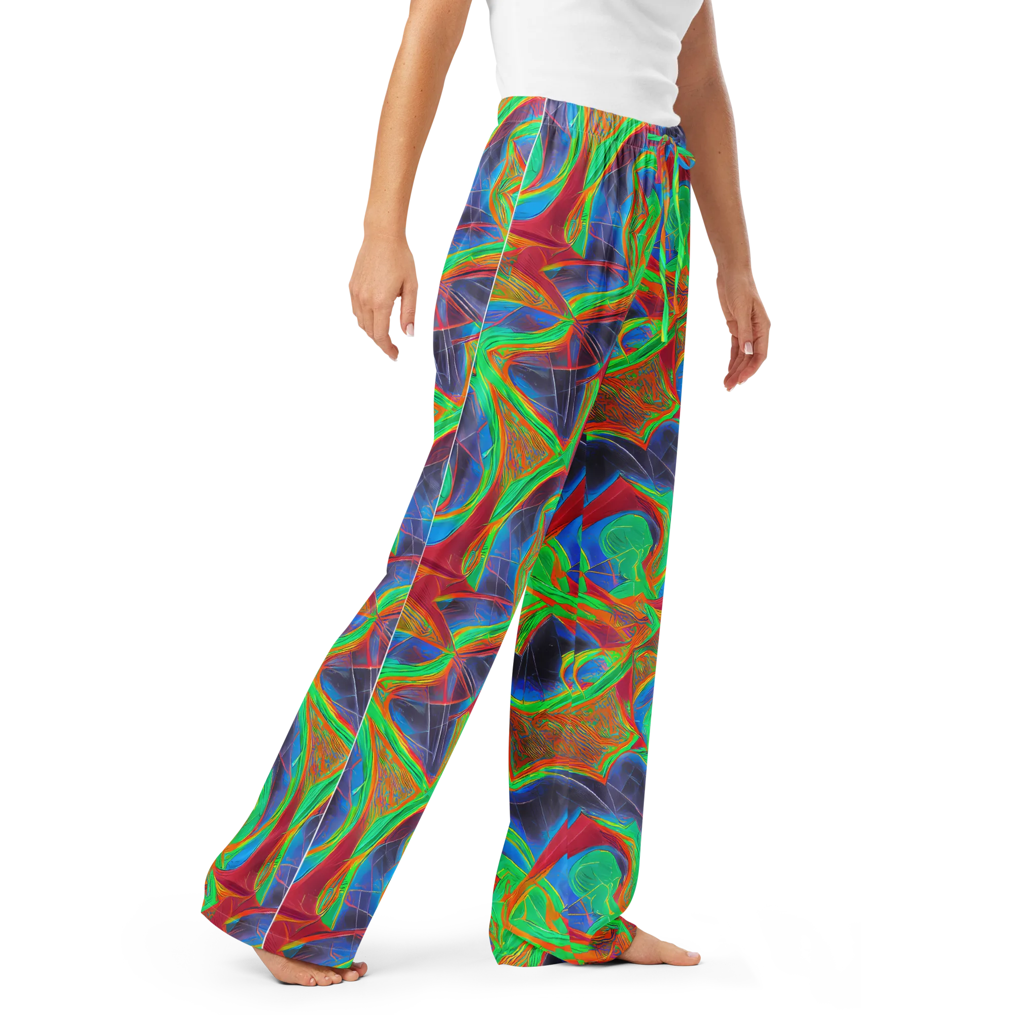 Afterglow Labyrinth on Women's Pajama Pants — Right Front
